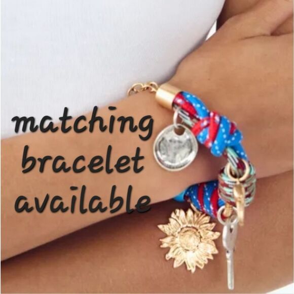 New ZARA Colored cord necklace with charms - Picture 11 of 11